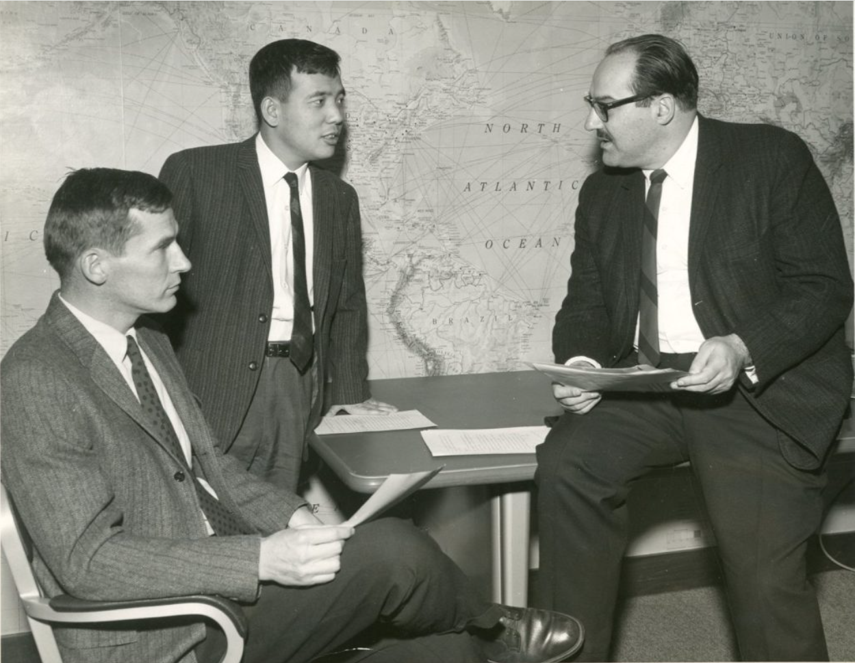 Kirk Bryan, Suki Manabe, and Joseph Smagorinsky at GFDL in 1969.