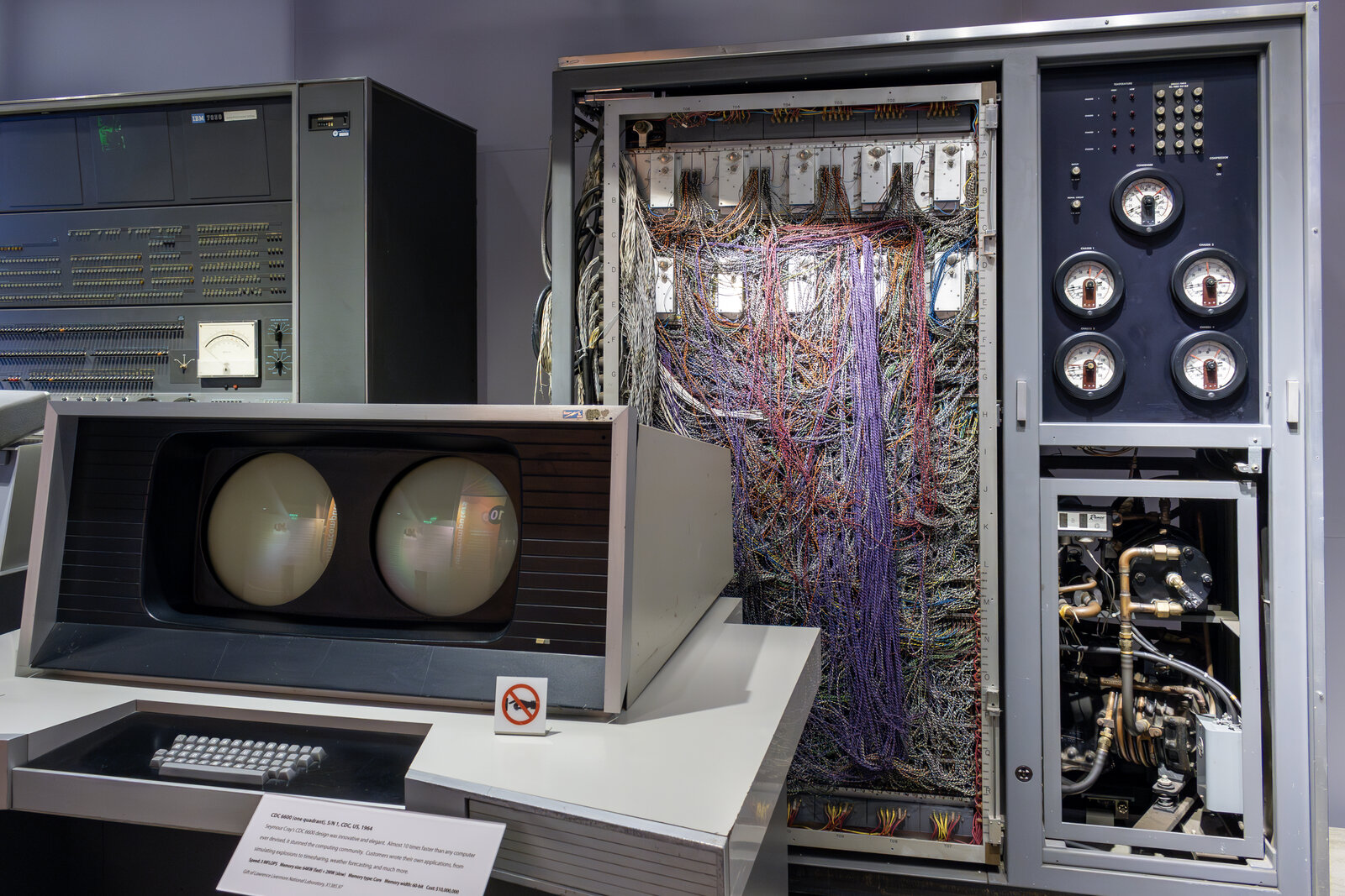 CDC 6600 console at the Computer History Museum.
