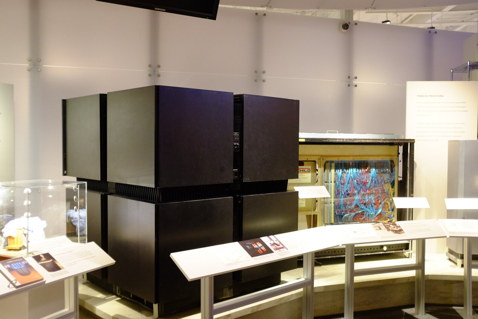 Connection Machine CM-1 at the Computer History Museum.