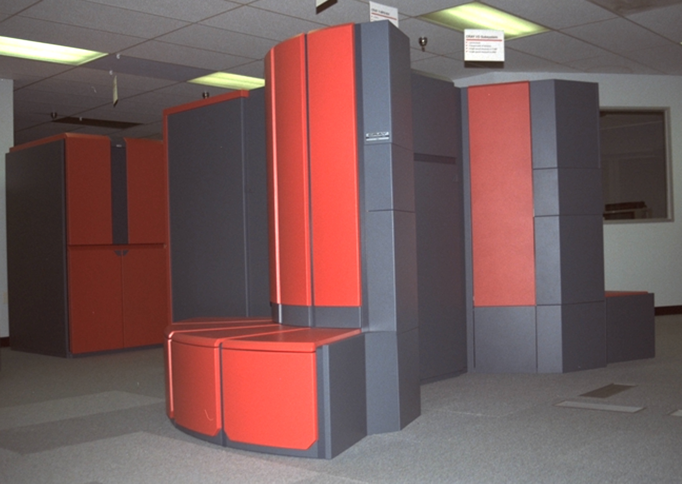 Cray Y-MP at NASA Goddard Space Flight Center, 1993.