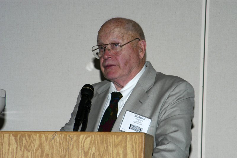 Norman A. Phillips at the NWP-50 symposium, 16 June 2004.