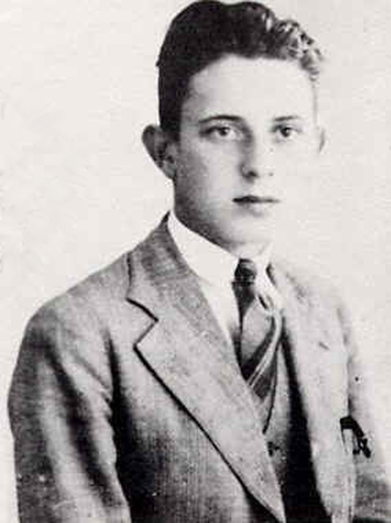 Jerzy Rozycki (1909-1942). The youngest of the three, he invented the "clock" method for determining Enigma rotor positions. He drowned at 32 when the SS Lamoriciere sank in the Mediterranean. Public domain.