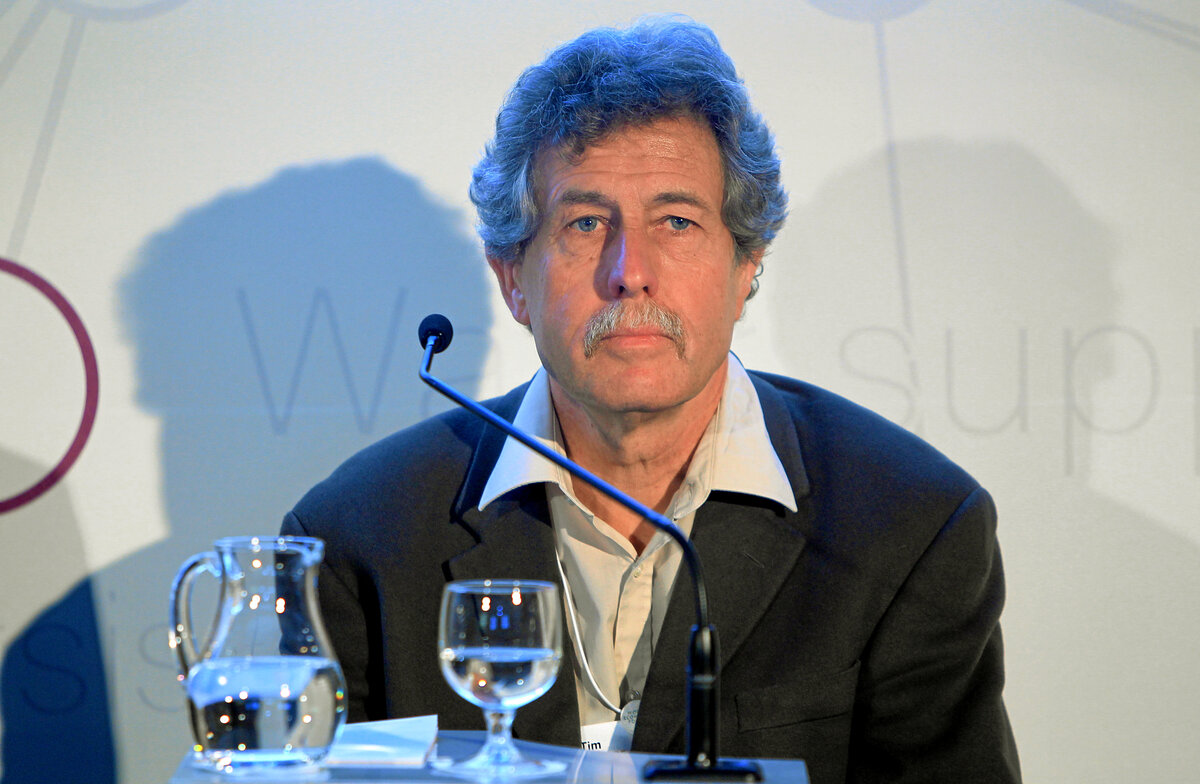 Tim Palmer, ECMWF Head of Predictability, photographed at the World Economic Forum 2013.