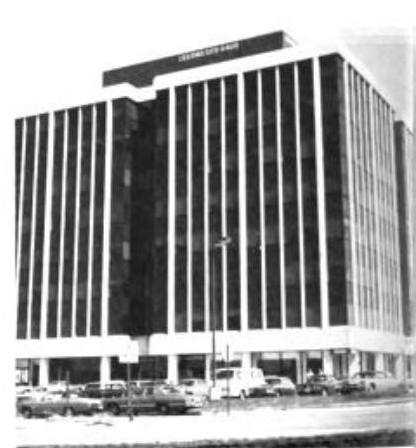 The World Weather Building at Camp Springs, Maryland, in late 1974.
